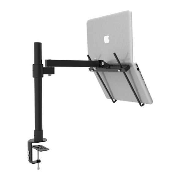 Justerbart Laptop Bordsfäste: Ergonomisk & Flexibel Svart
