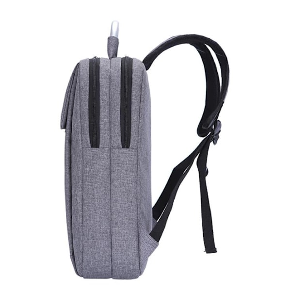 Laptopryggsäck 15,6" - Perfekt för Pendlare & Resenärer grå