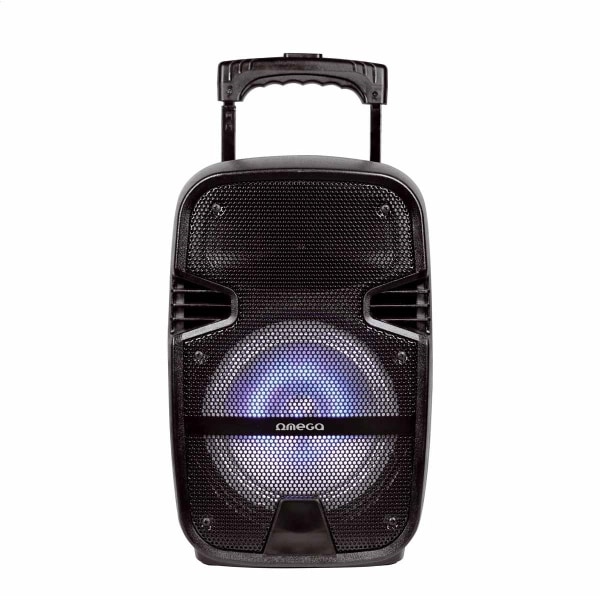 Trådlös Karaoke-Högtalare: Kraftfull, LED-belysning, 3000mAh Svart