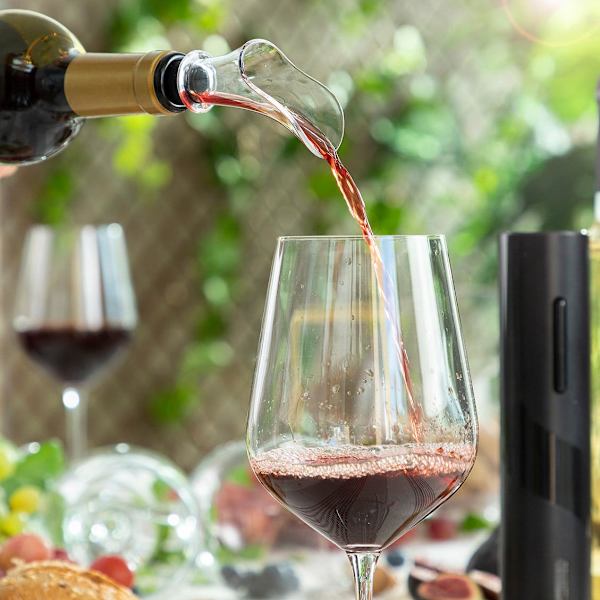 Elegant Vinöppnarset: Elektrisk, Enkel & Stilfull Svart