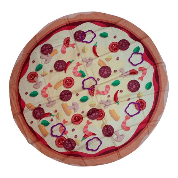 Pizza-Design Strandsjal: Multifunktion & Lättvikt MultiColor Nr. 9
