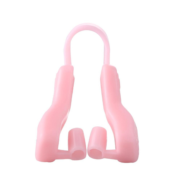 Snarkningsfri sömn och formad näsa - Bekväm rosa näsklämma Rosa