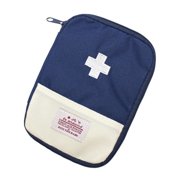 Första Hjälpen-väska: Kompakt, Organiserad & Lätt att Bära Blå
