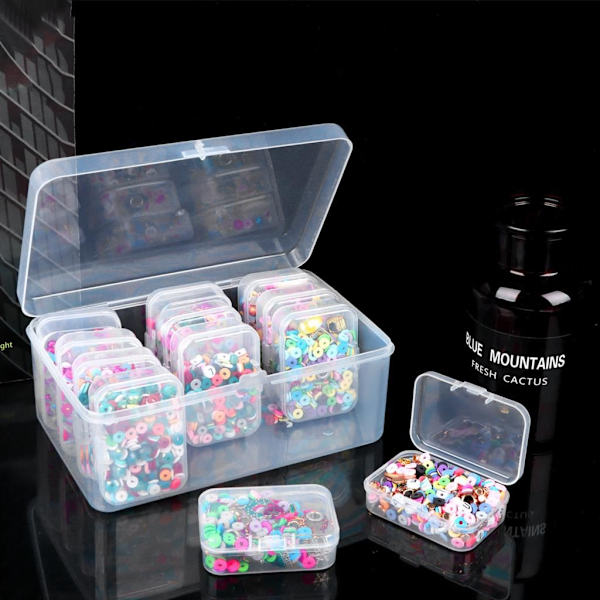 Organisera hobby & smycken: 12+1 lådor Transparent