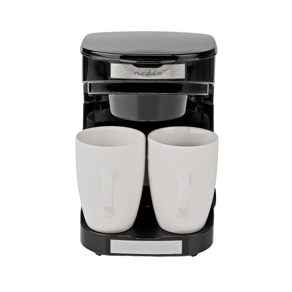 Kaffebryggare med porslinmuggar - 25 cl Svart eb02 | Black | 1046 | Fyndiq