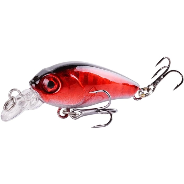 Färgglada wobblers i set - 6 st, 4,5 cm, 3,8 g multifärg