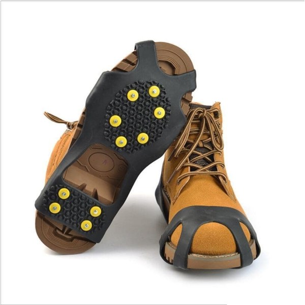 Säkra ditt steg med halkskydd för skor och kängor Black S