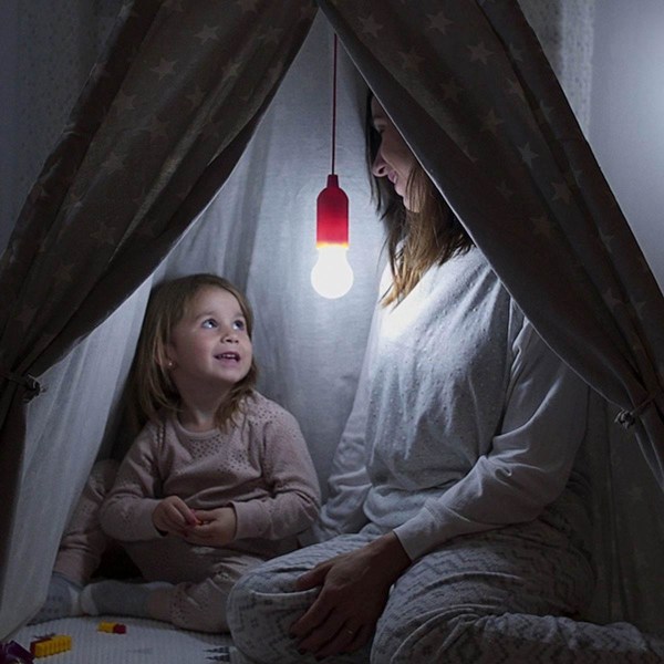 Smart LED-Lampa: Portabel, Dragsnöre, Flerfärgad multifärg