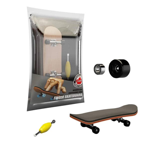 Fingerskateboard: Rolig, Autentisk & Hållbar Svart
