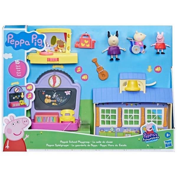 Greta Gris Lekskola - Roliga ljudeffekter - Tre figurer multifärg