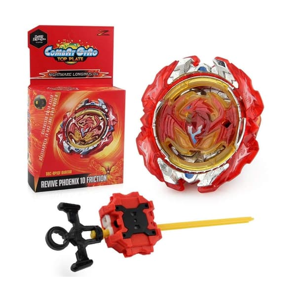 Combat Gyro-startpaket: toppplatta, launcher & klistermärken multifärg