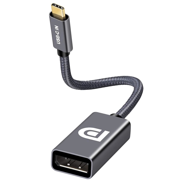 USB 3.1 till DisplayPort Adapter grå