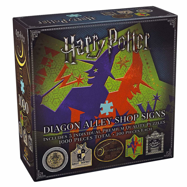 Bygg ditt eget Diagon Alley med dessa Harry Potter-pussel! multifärg