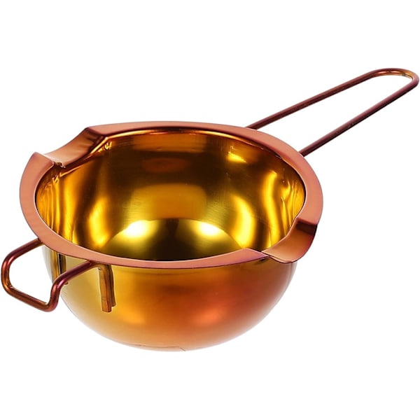 Elegant Roséguld Vattenbadsskål - 400 ml, Rostfritt Stål Guld