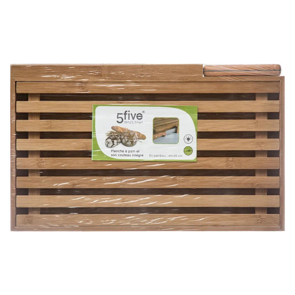 Bambu Skärbräda & Brödkniv: Snygg, Hållbar Design Bamboo