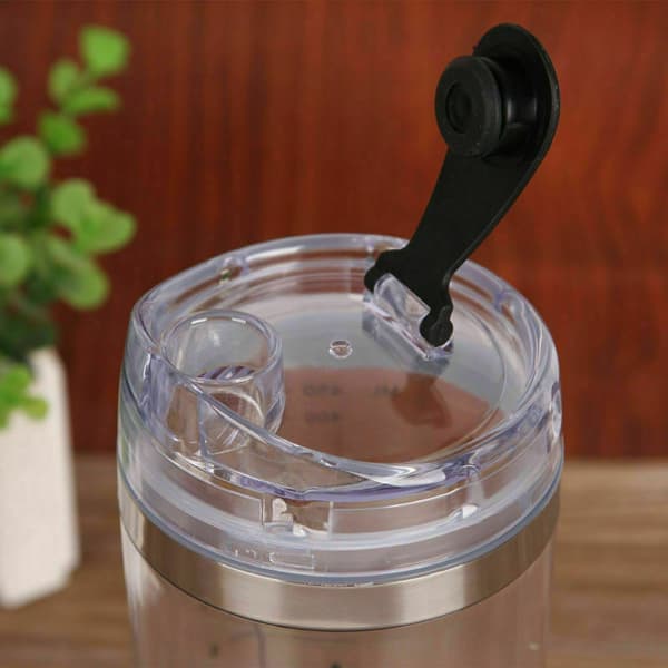 Elektrisk Proteindrink Shaker: Klumpfri, 450ml, Bärbar Transparent