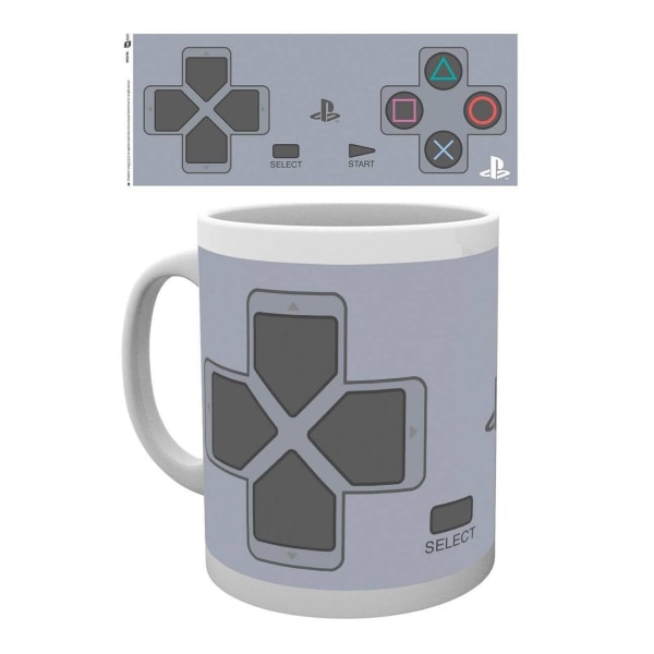 PlayStation-mugg: 30 cl kaffe, keramik, lojalitetssymbol multifärg