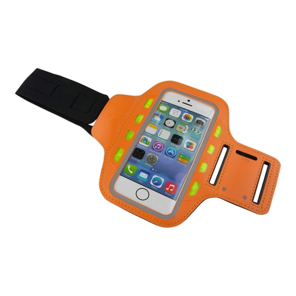 Smart Sportarmband med LED-lampor & Nyckelficka Orange
