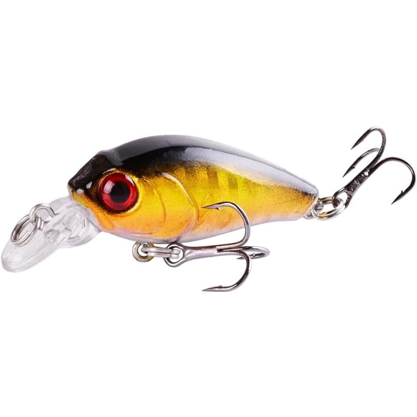 Färgglada wobblers i set - 6 st, 4,5 cm, 3,8 g multifärg