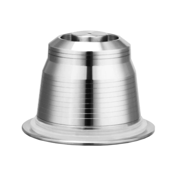 Återanvändbar Nespresso-kapsel: Miljövänlig & Kompatibel Silver