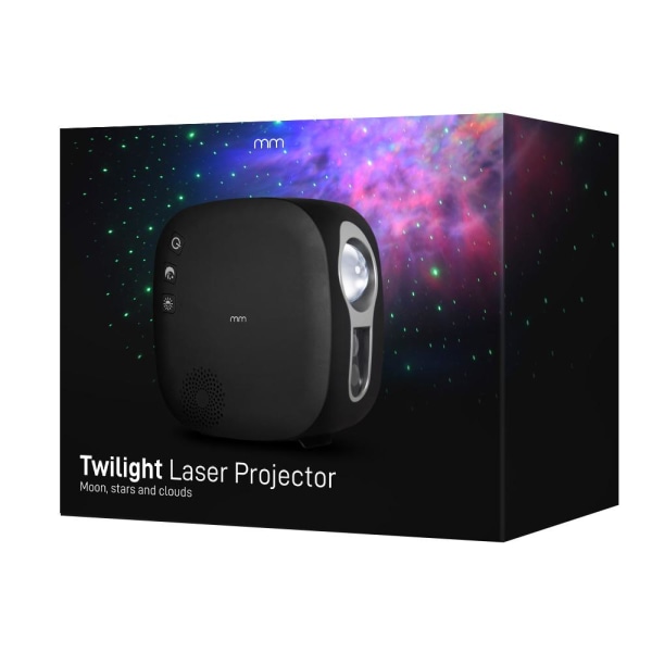 Magisk Laserprojektor: Galax, Fjärrkontroll & Bluetooth Svart