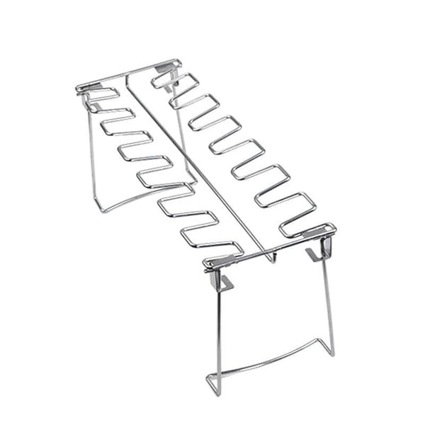 Läcker Kycklinggrill: 14 Lår, Non-Stick, Enkel Rengöring Silver