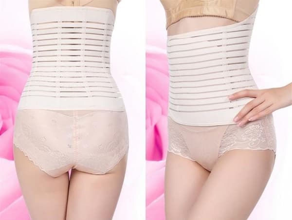 Snabb Återhämtning Maggördel - Stöd & Komfort Beige one size