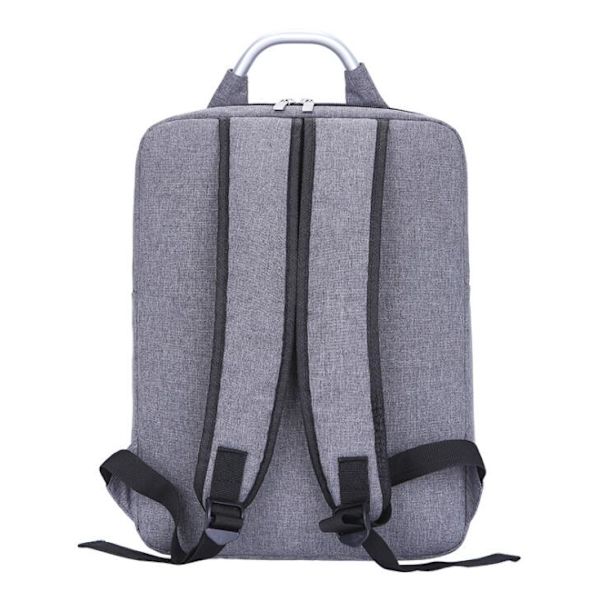 Laptopryggsäck 15,6" - Perfekt för Pendlare & Resenärer grå
