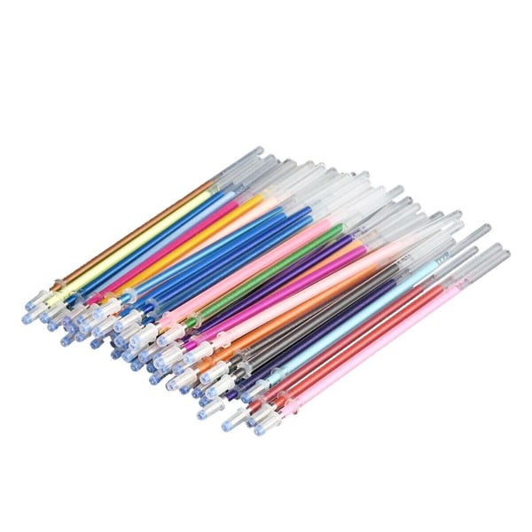 Färgglada gelpennor för skrivande och ritande - 48-pack multifärg
