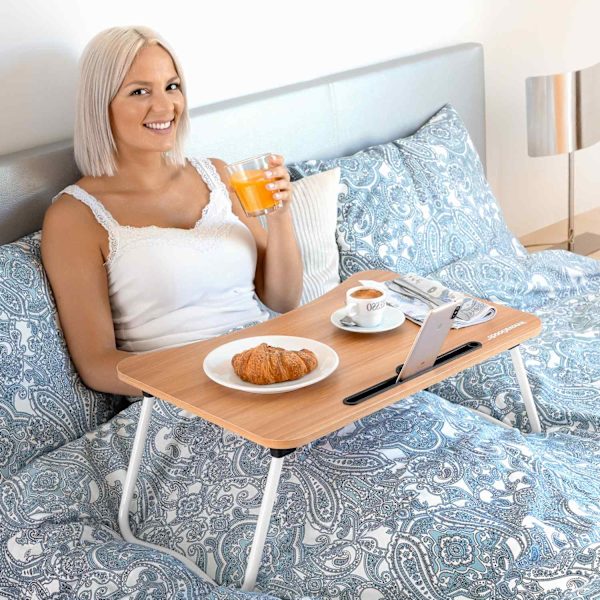 Multifunktionellt och vikbart bord i modern design Beige