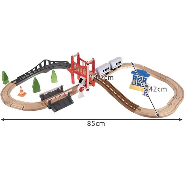 Träjärnväg - 3,2 m multifärg