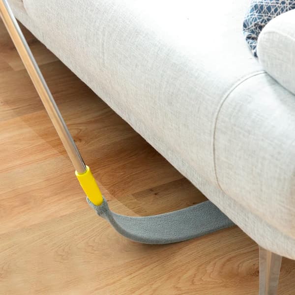 Effektivt & Roligt Städset - Justerbar, Mikrofiber grå