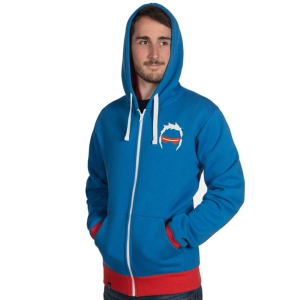 Stolt visa dina favorithjältar med denna Overwatch-hoodie! Blue M
