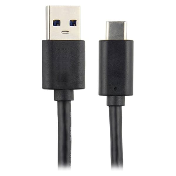 Kraftfull 1,5m USB till USB-C-kabel för mobil och surfplatta Svart