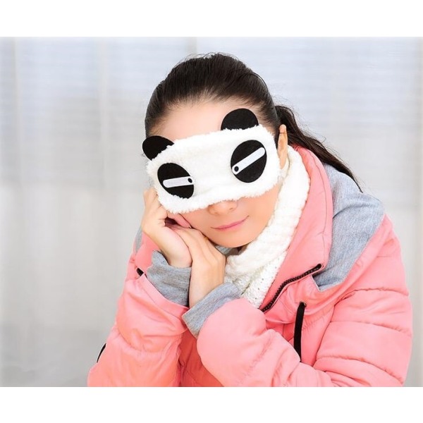 Söt Panda Sovmask: Förbättra Sömn, Perfekt för Resor multifärg one size