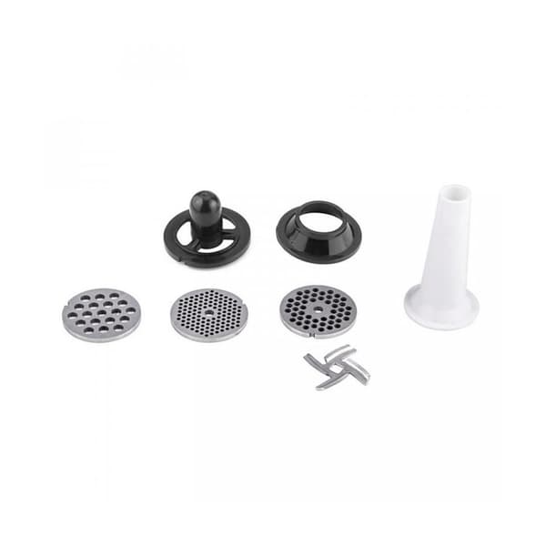Allt-i-ett Köksassistent: 1900W, Mixer, Köttkvarn, 6,5L Skål Silver one size
