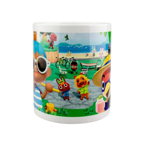 Dröm bort till din ö med en Animal Crossing-mugg multifärg