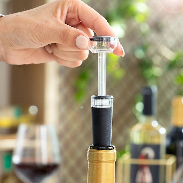 Elegant Vinöppnarset: Elektrisk, Enkel & Stilfull Svart