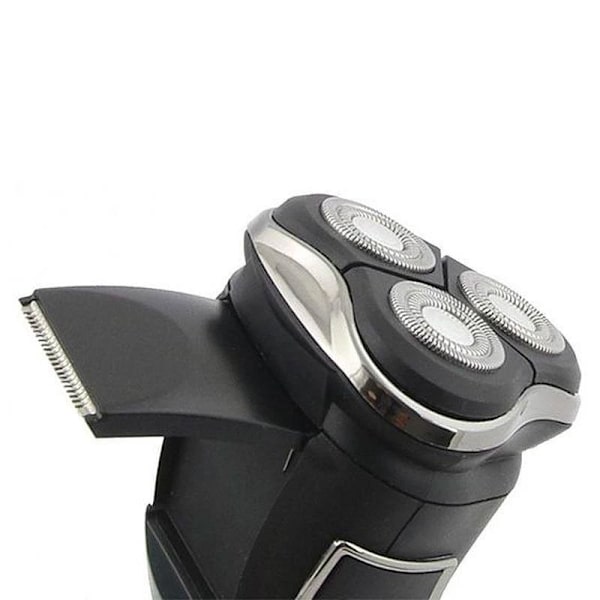 Ergonomisk Uppladdningsbar Rakapparat & Trimmer Svart