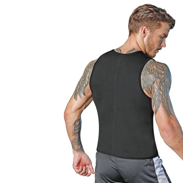 Forma kroppen snabbt: Magrute-träningslinne i bastueffekt Black XXXXXL