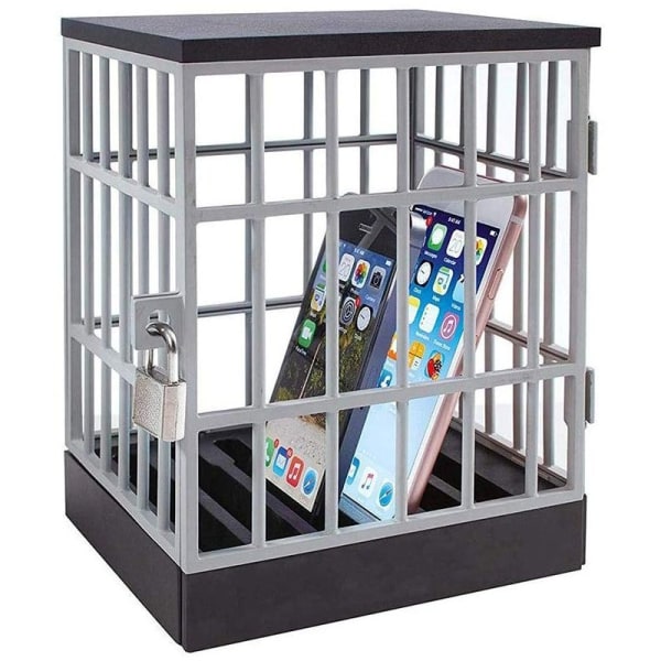 Mobilfängelse för 6 mobiler - umgås utan distraktioner grå