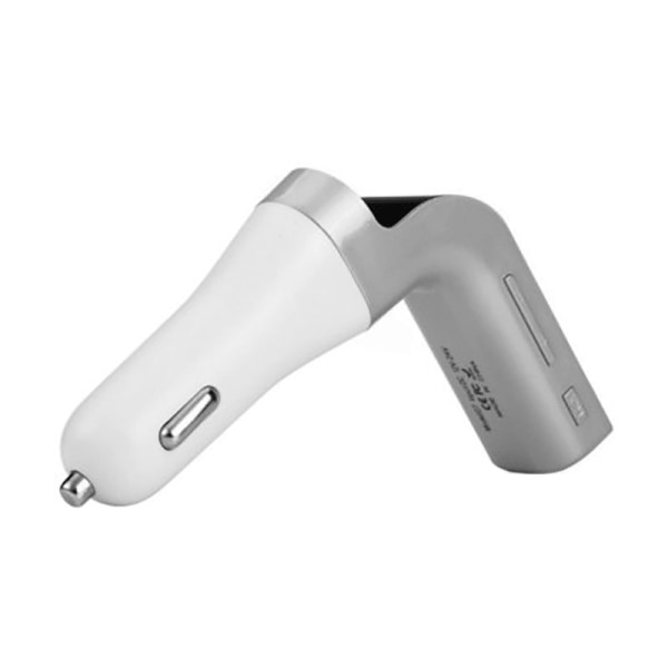 Smidig Bluetooth FM-sändare: Musikstreaming & Handsfree Silver