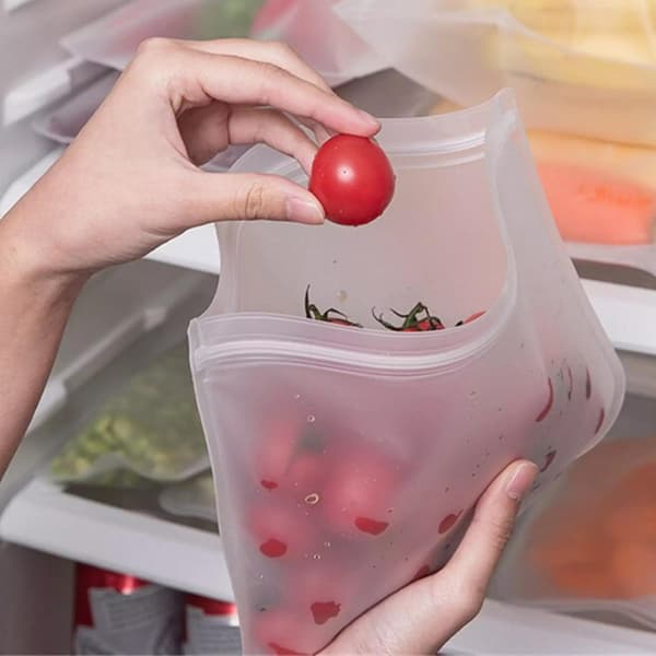 Transparent Plastficka: Fräsch Mat & Inget Spill Transparent