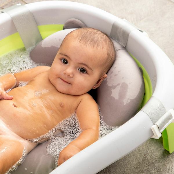 Fällbart babybadkar Grön