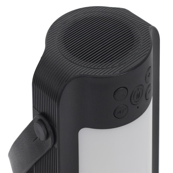 Trendig Bluetooth-högtalare med LED-färger: Bärbar & Kul Svart