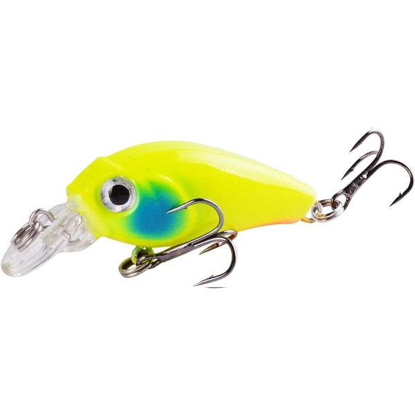 Färgglada wobblers i set - 6 st, 4,5 cm, 3,8 g multifärg