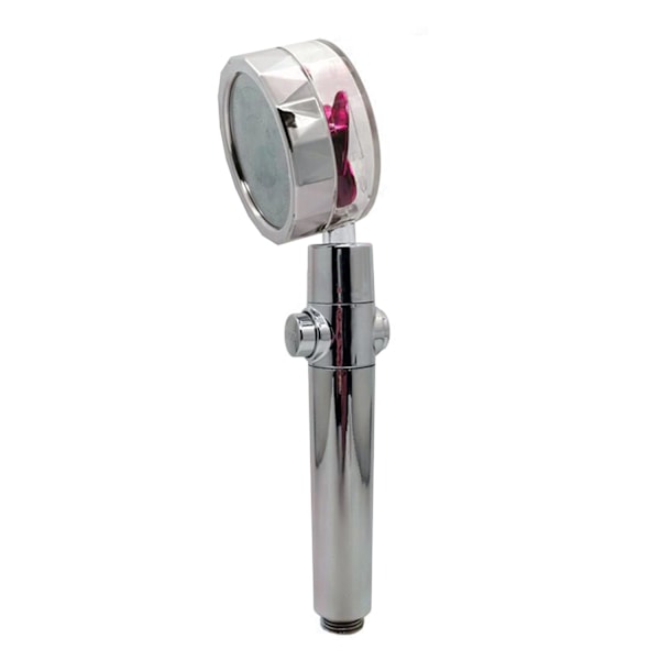Propeller-Driven Duschmunstycke: Flexibelt & Vattensparande Silver