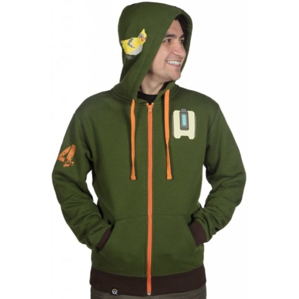 Unik Overwatch-hoodie: Visa din favorithjälte! Green XL
