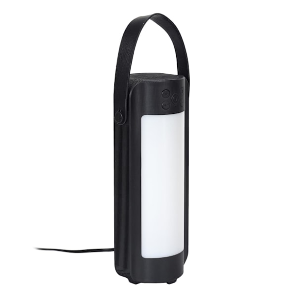 Trendig Bluetooth-högtalare med LED-färger: Bärbar & Kul Svart