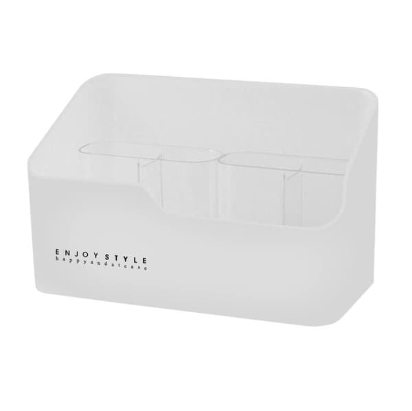Organisera badrumstillbehör med detta 3-delade förvaringsset Transparent